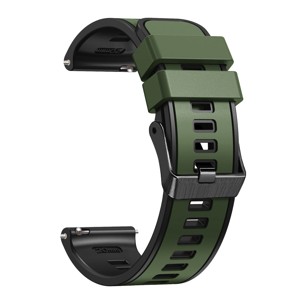 For Huawei Watch Buds GT 3 SE GT 3 Pro 46mm Silicone Watchband 22mm Dual Color Watch Strap For Huawei Watch Buds GT 3 SE GT 3 Pro 46mm Silicone Watchband 22mm Dual Color Watch Strap